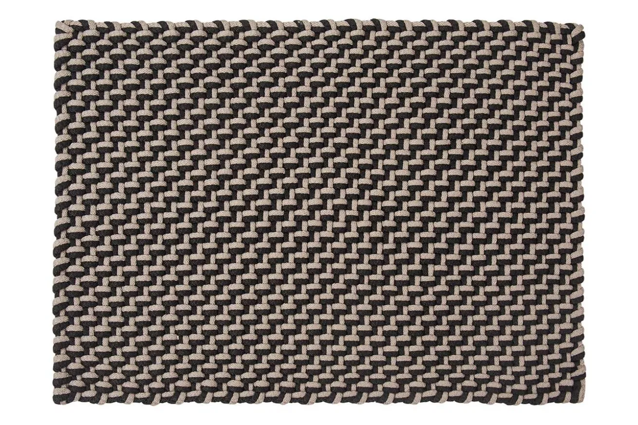 Fußmatte "Pool" schwarz/sand 52*72 cm