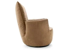 Funktionssessel Blobb Leder beige