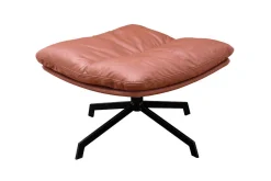 Fusshocker Arva Leder braun