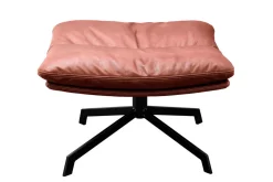 Fusshocker Arva Leder braun