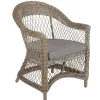 Gartensessel Kamomill mit Kissen beige
