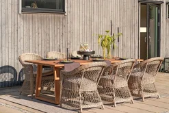 Gartensessel Kamomill mit Kissen beige