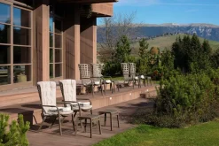 Gartensessel mit Armlehne Folio grau