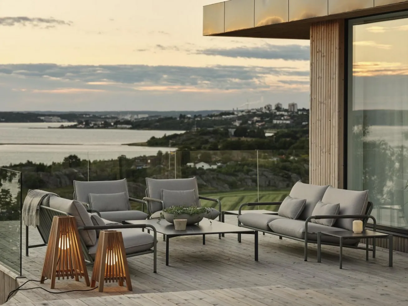 Gartensofa Lerberget 2,5-Sitzer grün