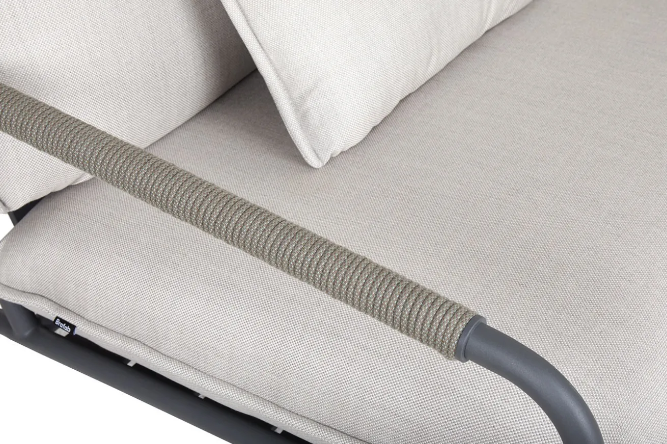 Gartensofa Lerberget 2,5-Sitzer grau