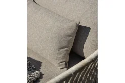Gartensofa 3-Sitzer Aster Rattan beige