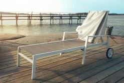 Garten Sonnenliege Leone beige