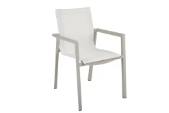Gartenstuhl Delia khaki stapelbar