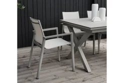 Gartenstuhl Delia khaki stapelbar
