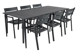 Gartenstuhl Delia stapelbar grau