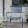 Gartenstuhl mit Arm ReCLIPS blau