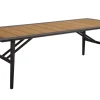 Gartentisch Chios schwarz-natur 175cm