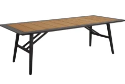 Gartentisch Chios schwarz-natur 175cm