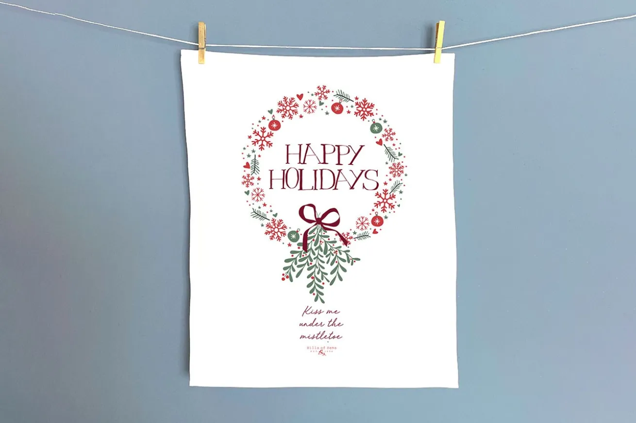Geschirrtuch Holiday Mistletoe