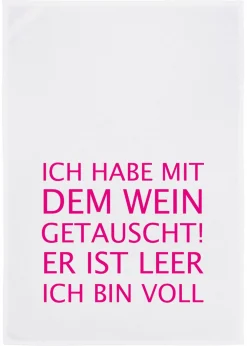 Geschirrtuch Ich habe mit ...
