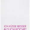 Geschirrtuch Ich küsse besser als ich koche