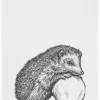 Geschirrtuch Igel mit Apfel