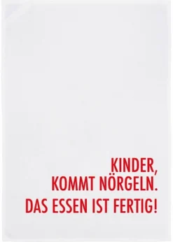 Geschirrtuch Kinder kommt