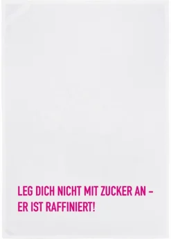 Geschirrtuch Leg Dich nicht mit Zucker an....