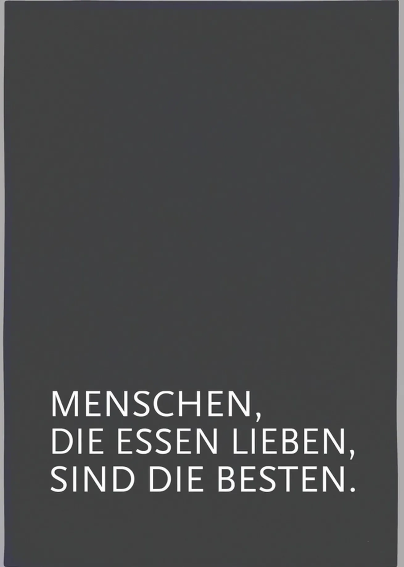 Geschirrtuch Menschen, die essen