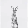 Geschirrtuch Stehender Hase