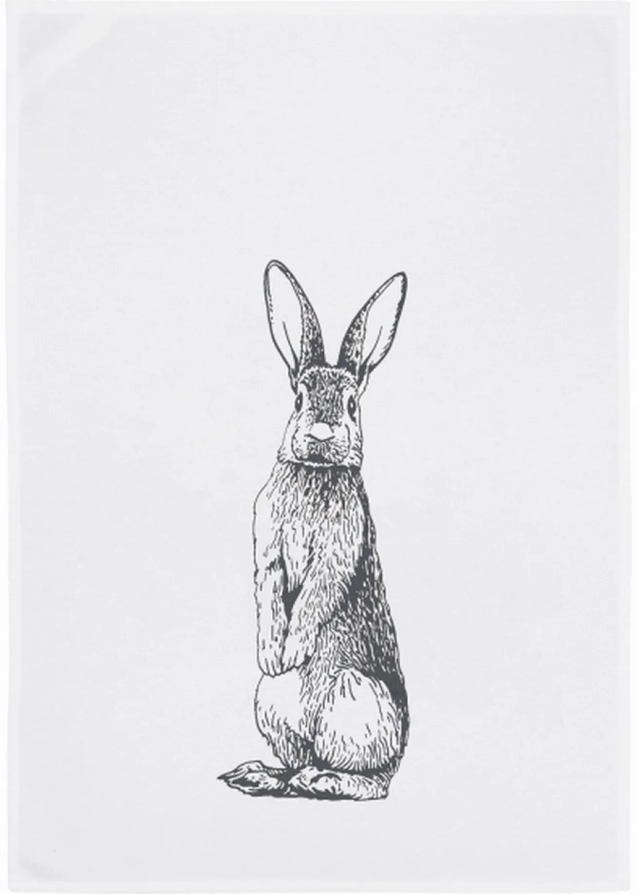 Geschirrtuch Stehender Hase