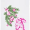 Geschirrtuch Weihnachtshase