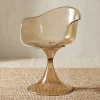 Glow Schalenstuhl beige transparent