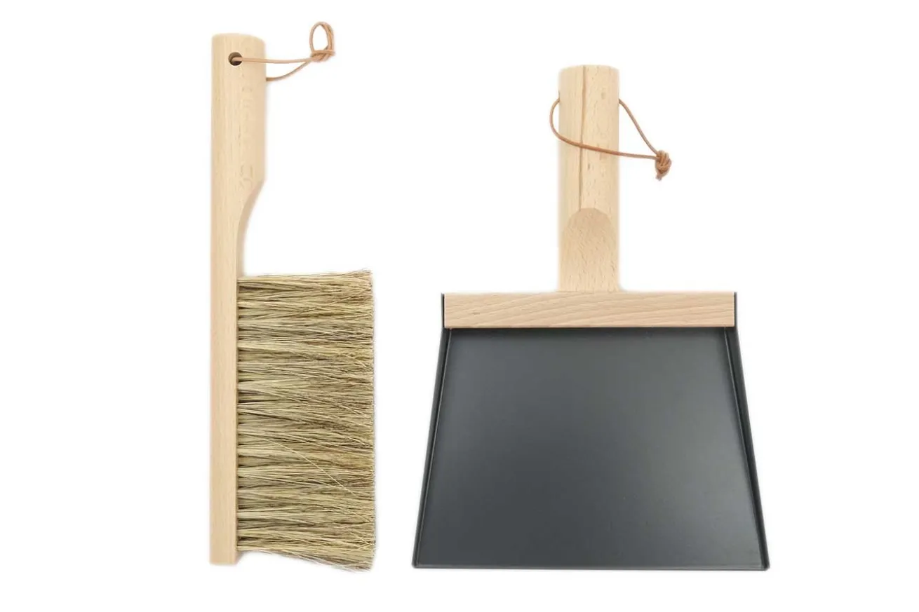 Handfeger Set Clynk Natural Collection schwarz