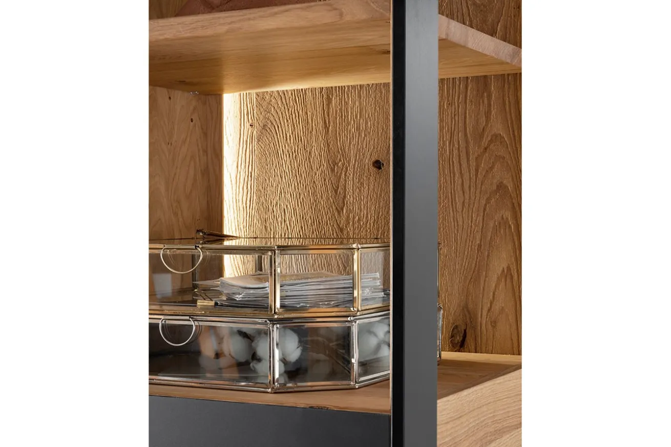 Highboard Benni Wildeiche H 143 cm