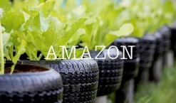 Hängelampe Amazon 3er Gummi schwarz H 25