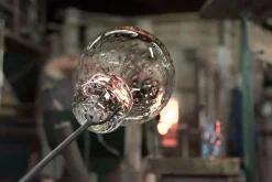 Hängelampe Globe Glas klar D 30 cm