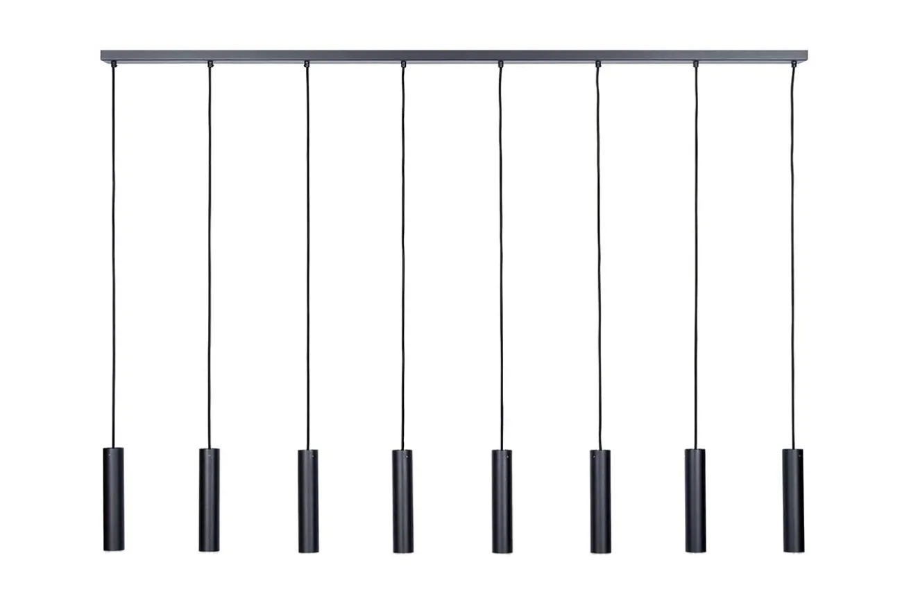 Hängelampe Salerno Metall schwarz
