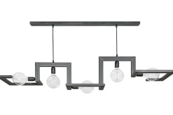 Hängelampe Tortona Metall schwarz