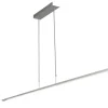 Hängeleuchte nickel B 200 cm