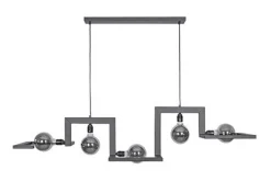Hängeleuchte Tortona Stahl schwarz B 150 cm