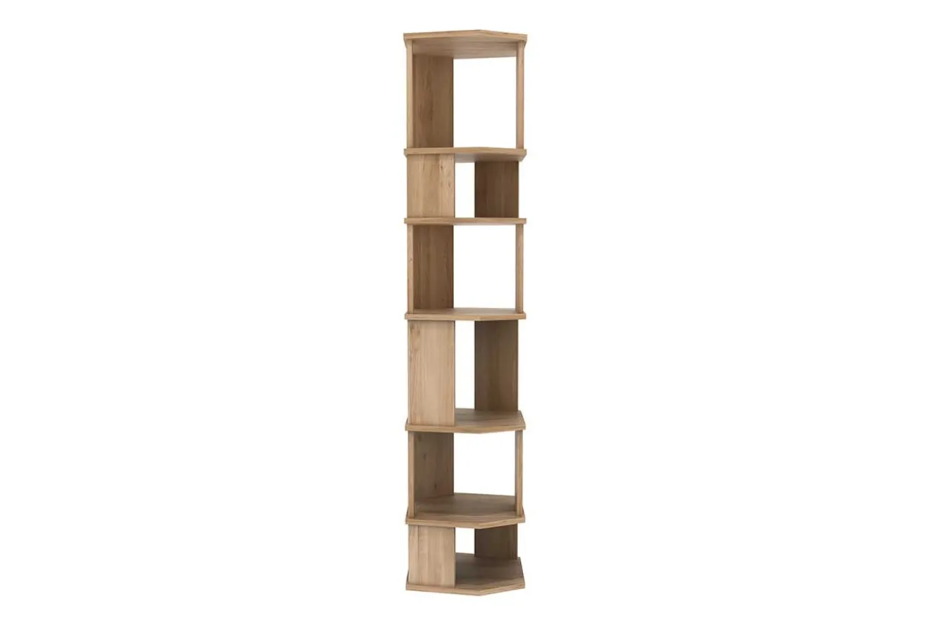 Hochregal Stairs Eiche massiv H 204 cm