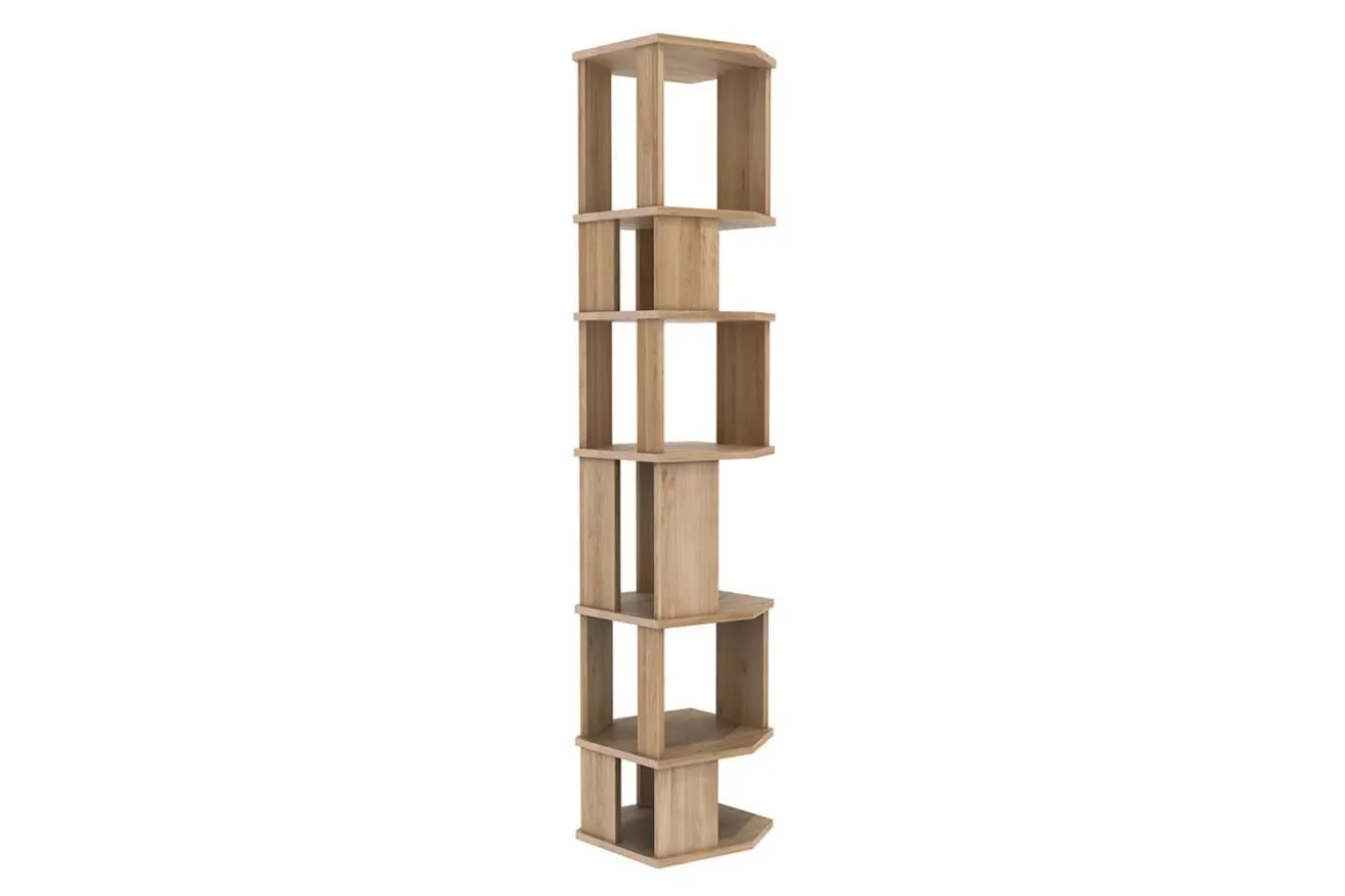 Hochregal Stairs Eiche massiv H 204 cm