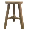 Hocker Vintage natur