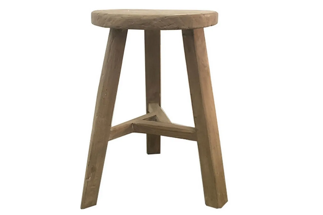 Hocker Vintage natur
