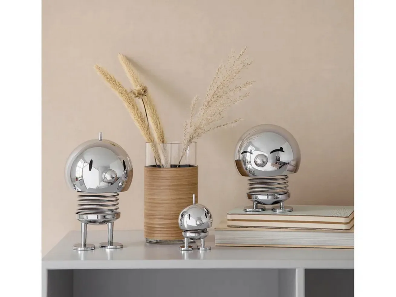 Hoptimist LED Lampe chrome L