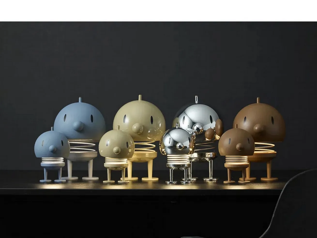 Hoptimist LED Lampe chrome L