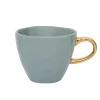 Kaffeetasse Porzellan hellblau