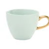 Kaffeetasse Porzellan mint