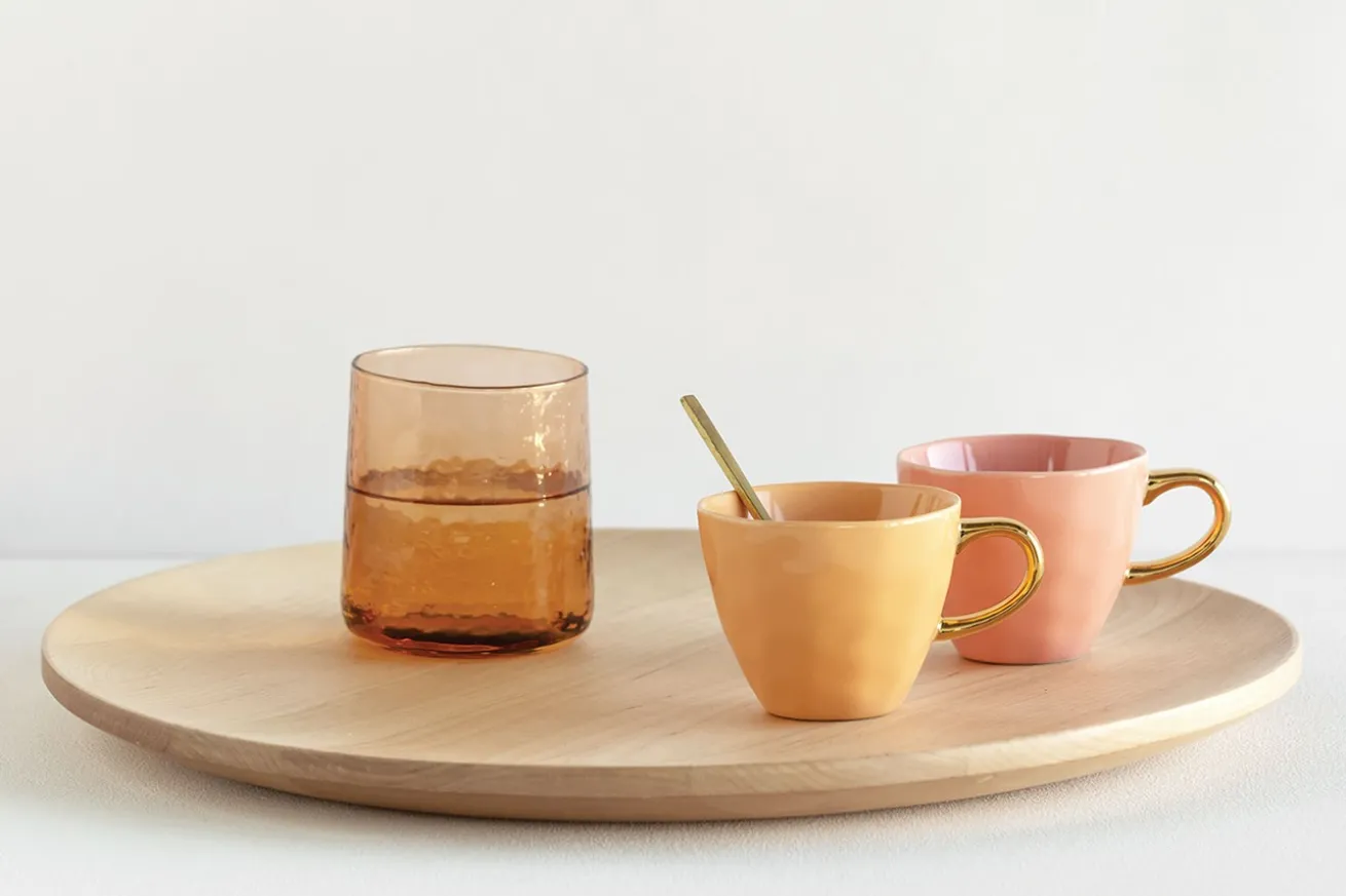 Kaffeetasse Porzellan orange