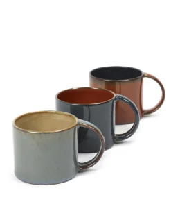 Kaffeetasse Terres de Reves beige hellblau
