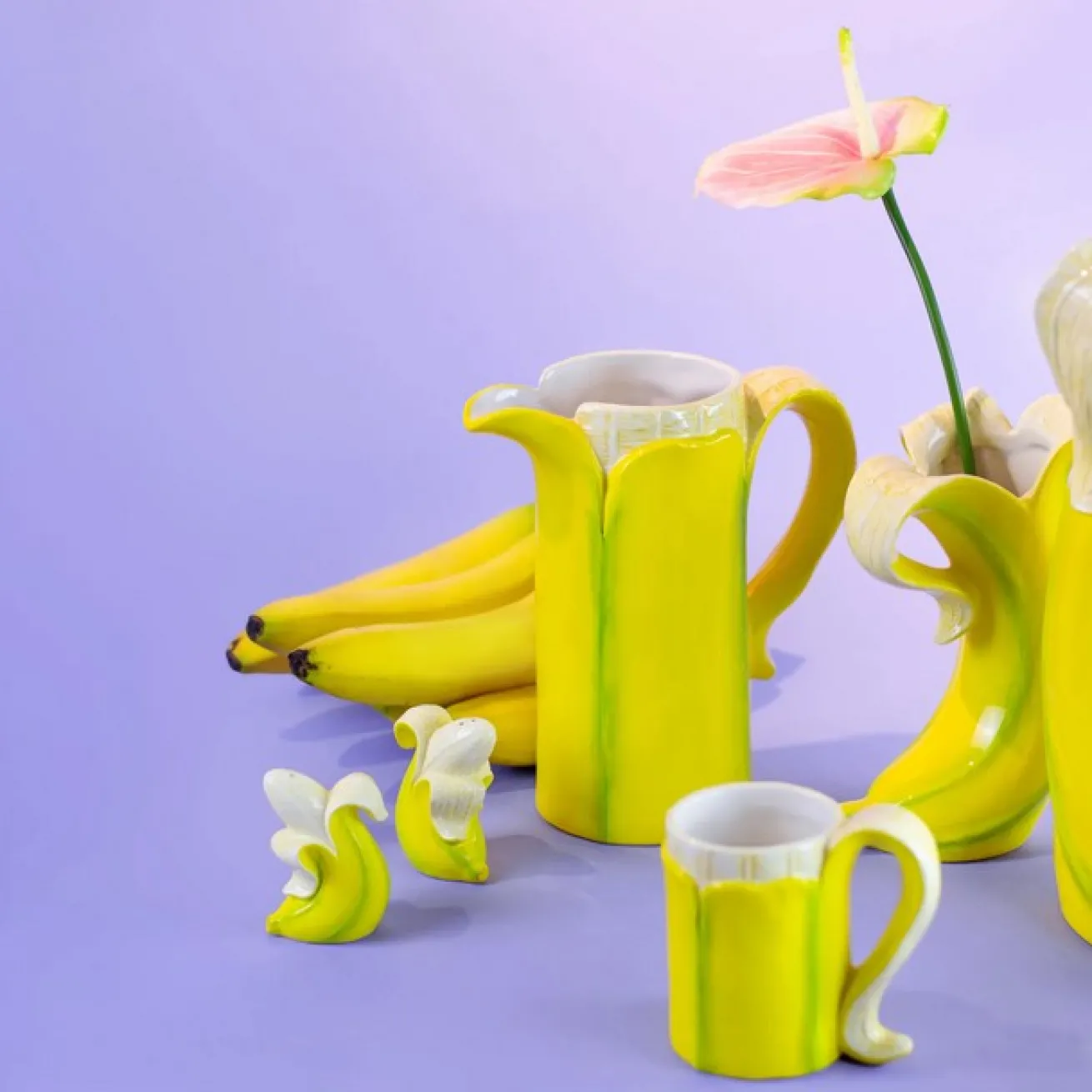 Karaffe Banana Romance gelb
