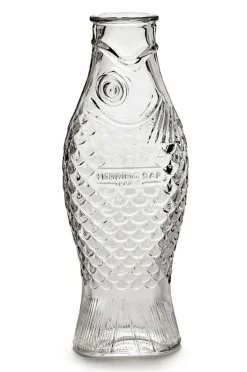 Karaffe Fish & Fish Glas transparent H 29 cm