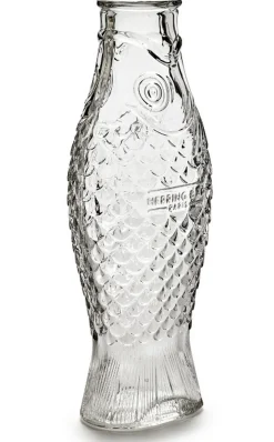 Karaffe Fish & Fish Glas transparent H 29 cm