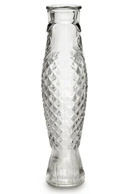 Karaffe Fish & Fish Glas transparent H 29 cm